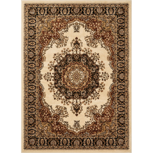 Carpet Oriental Rug Classic Persian Hardwearing Cheap Olive Beige